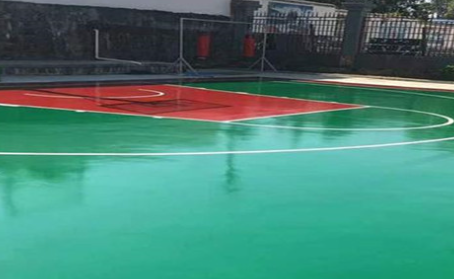 西宁篮球场翻新地面